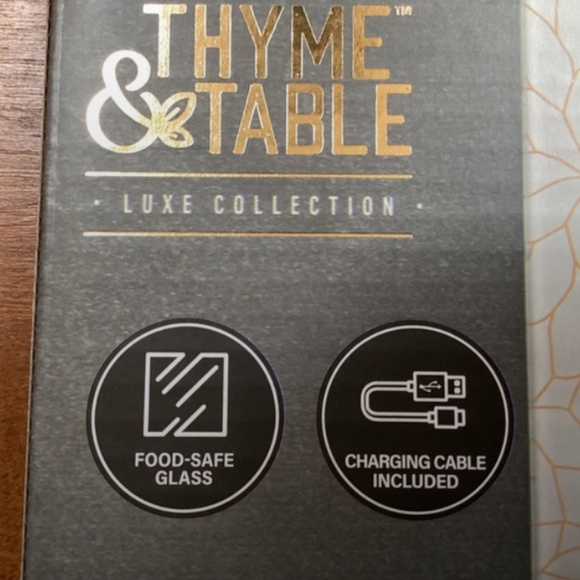 Thyme & Table Luxe Collection Digital Scale New in Box - Picture 8 of 11